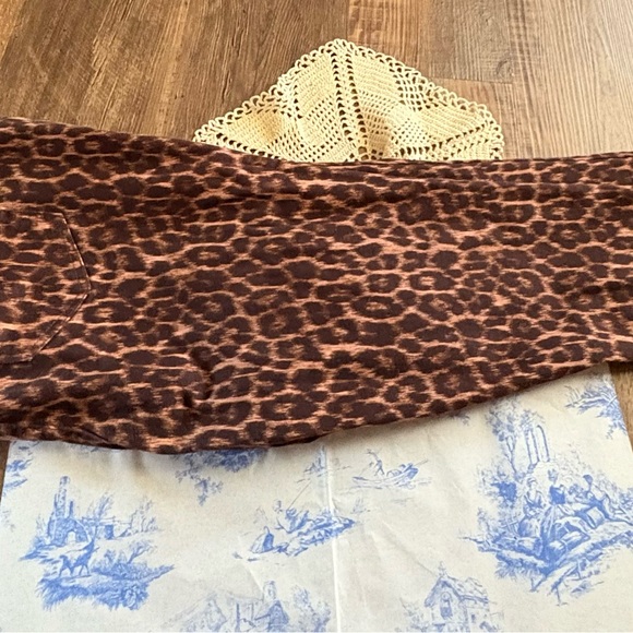 Lisa Rinna Collection QVC Leopard Print Women's Pants 18W RHBH Animal 🦒 - Picture 4 of 6